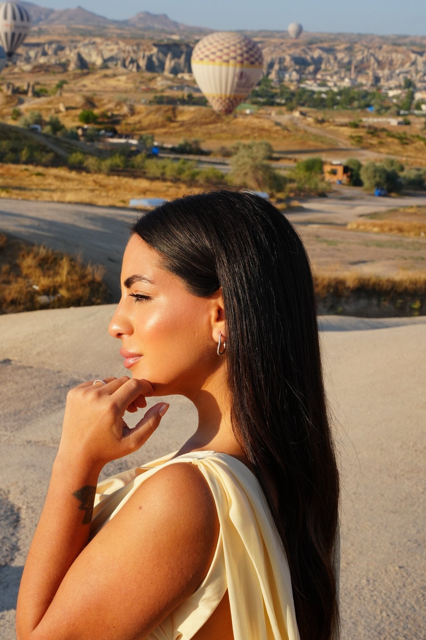 DUO BOUCLES PAVÉES SILVER - ZEYNE STUDIO