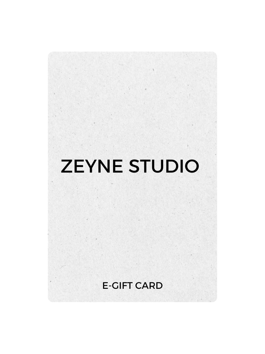 E - GIFT CARD - ZEYNE STUDIO