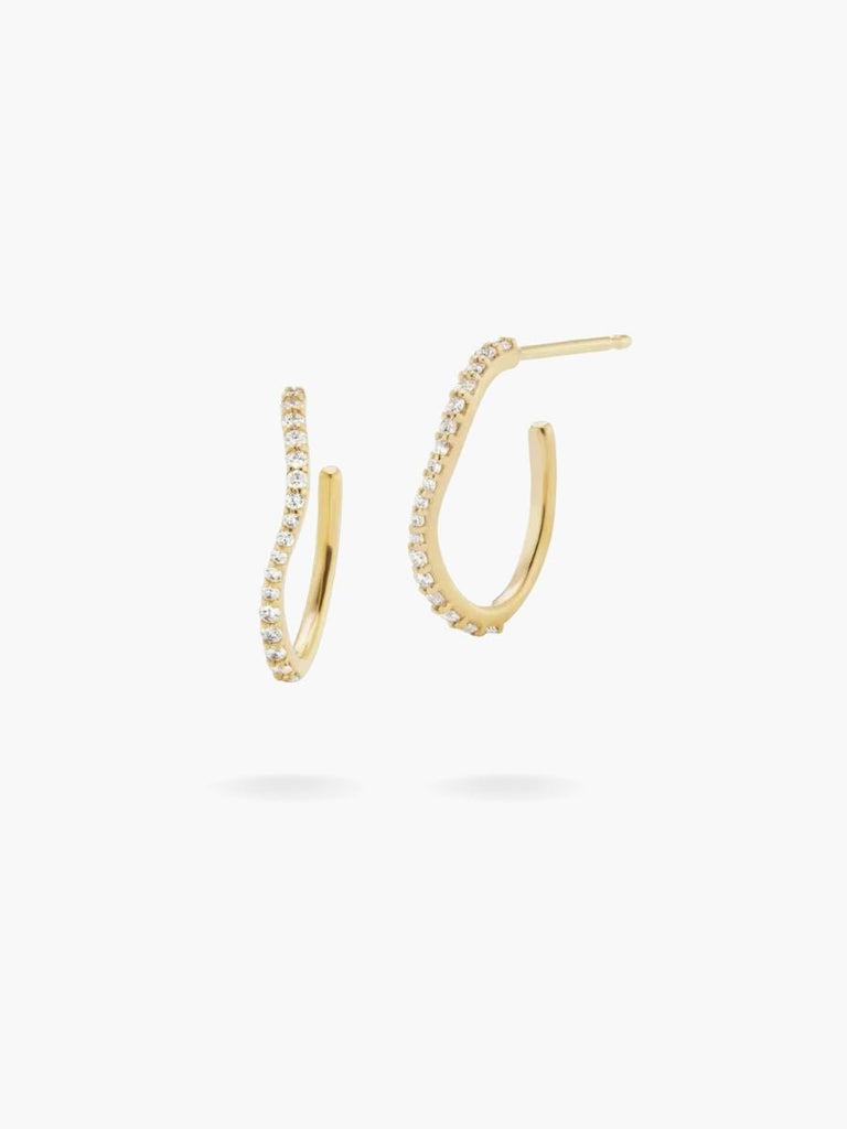 BOUCLE PAVÉE GOLD - ZEYNE STUDIO