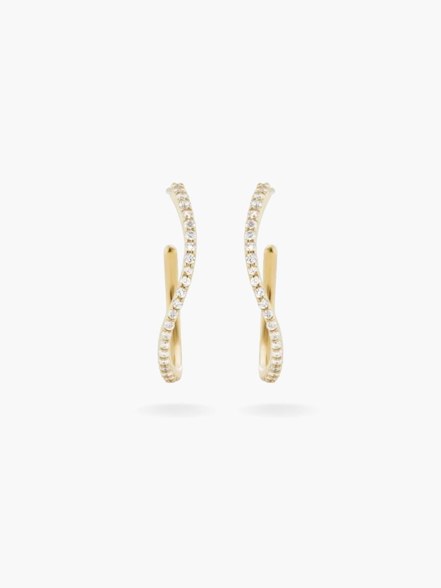 BOUCLE PAVÉE GOLD MAXI - ZEYNE STUDIO