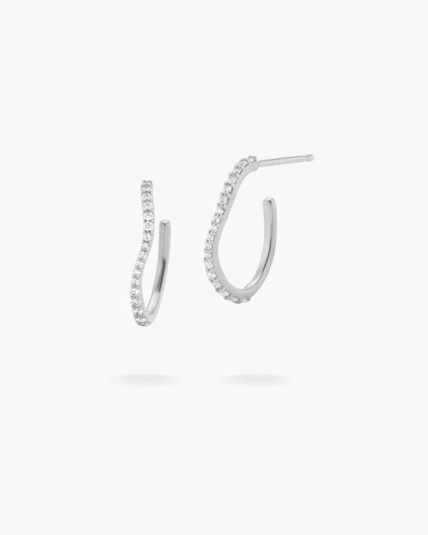 BOUCLE PAVÉE SILVER