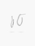 BOUCLE PAVÉE SILVER - ZEYNE STUDIO