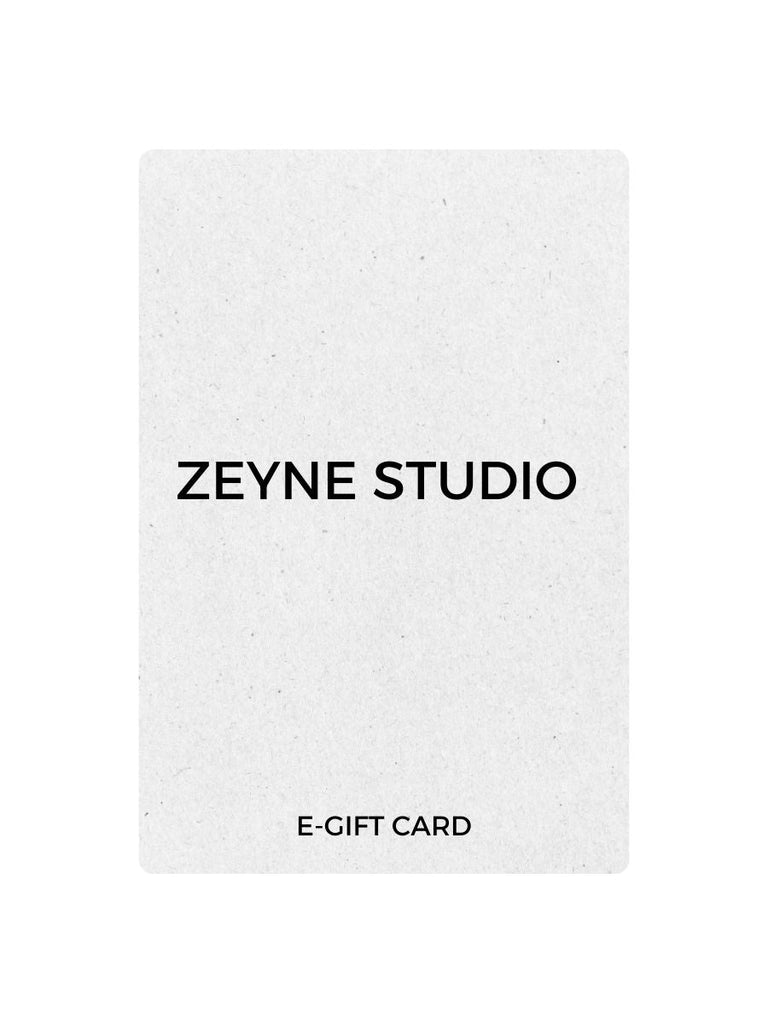 E - GIFT CARD - ZEYNE STUDIO